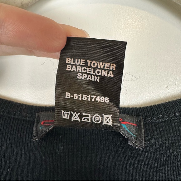 Vintage Y2K Custo Barcelona V-Neck Top Knit Sleeves - Picture 8 of 10